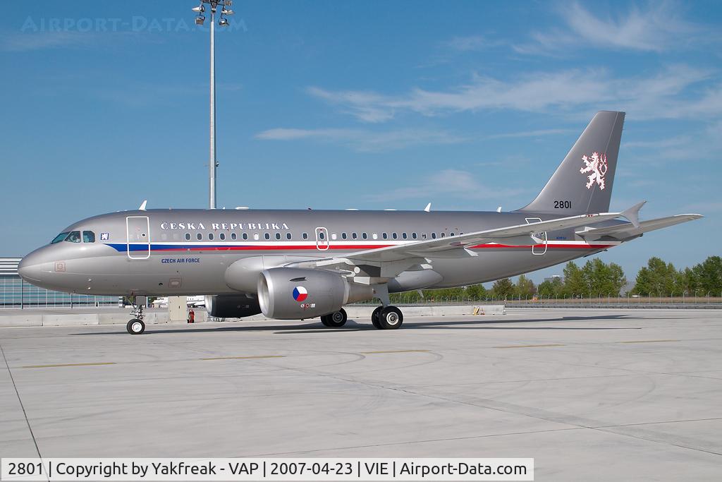 2801, 2007 Airbus ACJ319 (A319-115/CJ) C/N 2801, Czech Air Force Airbus 319