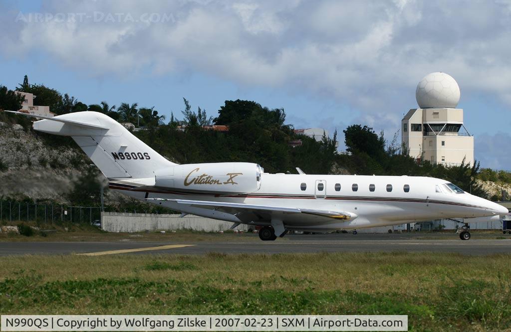 N990QS, 2002 Cessna 750 Citation X C/N 750-0190, visitor