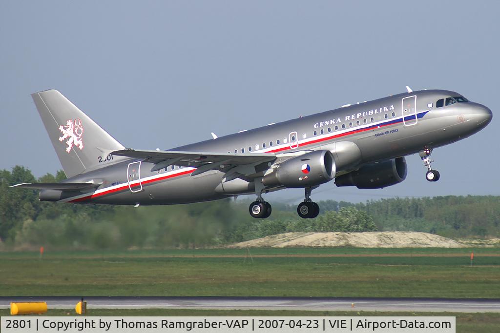 2801, 2007 Airbus ACJ319 (A319-115/CJ) C/N 2801, Czech-Air Force Airbus A319