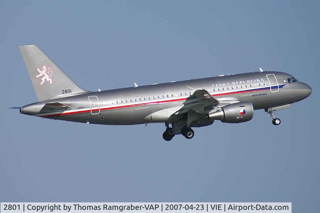 2801, 2007 Airbus ACJ319 (A319-115/CJ) C/N 2801, Czech-Air Force Airbus A319