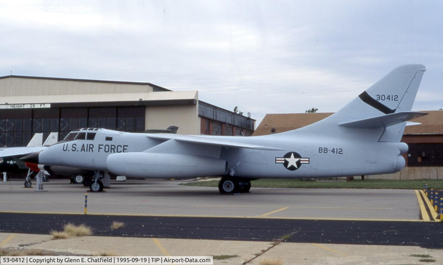 53-0412, 1953 Douglas RB-66D Destroyer C/N 44293, RB-66D at the Octave Chanute Aviation Center
