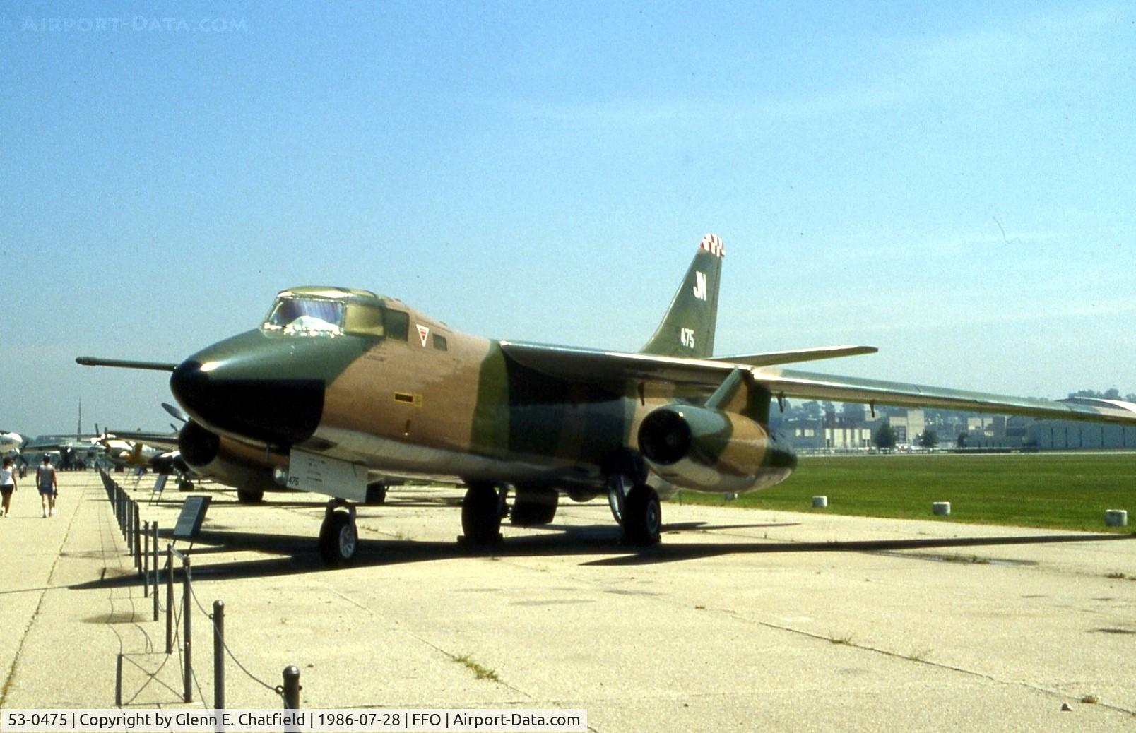 53-0475, 1953 Douglas RB-66D-DL Destroyer C/N 44356, RB-66B at the National Museum of the U.S. Air Force