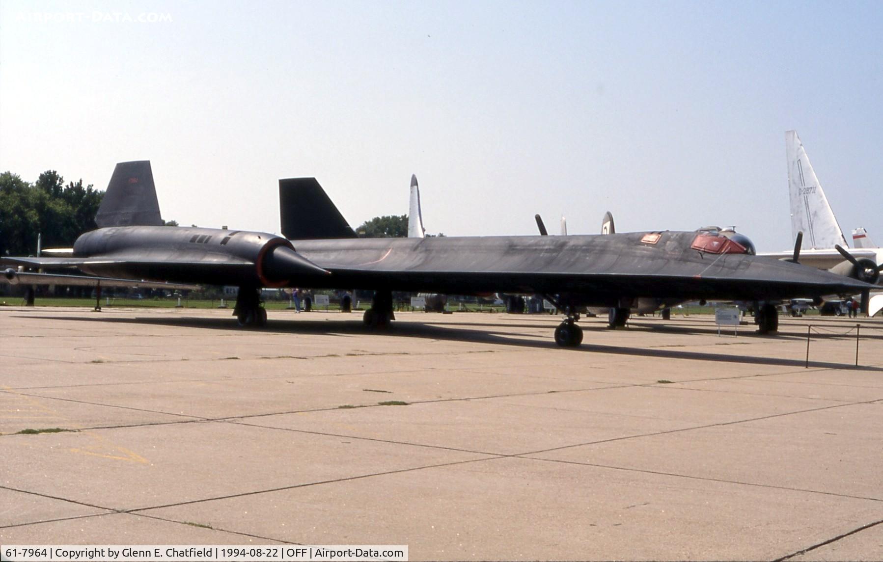 61-7964, 1961 Lockheed SR-71A Blackbird C/N 2015, SR-71A at the old Strategic Air Command Museum