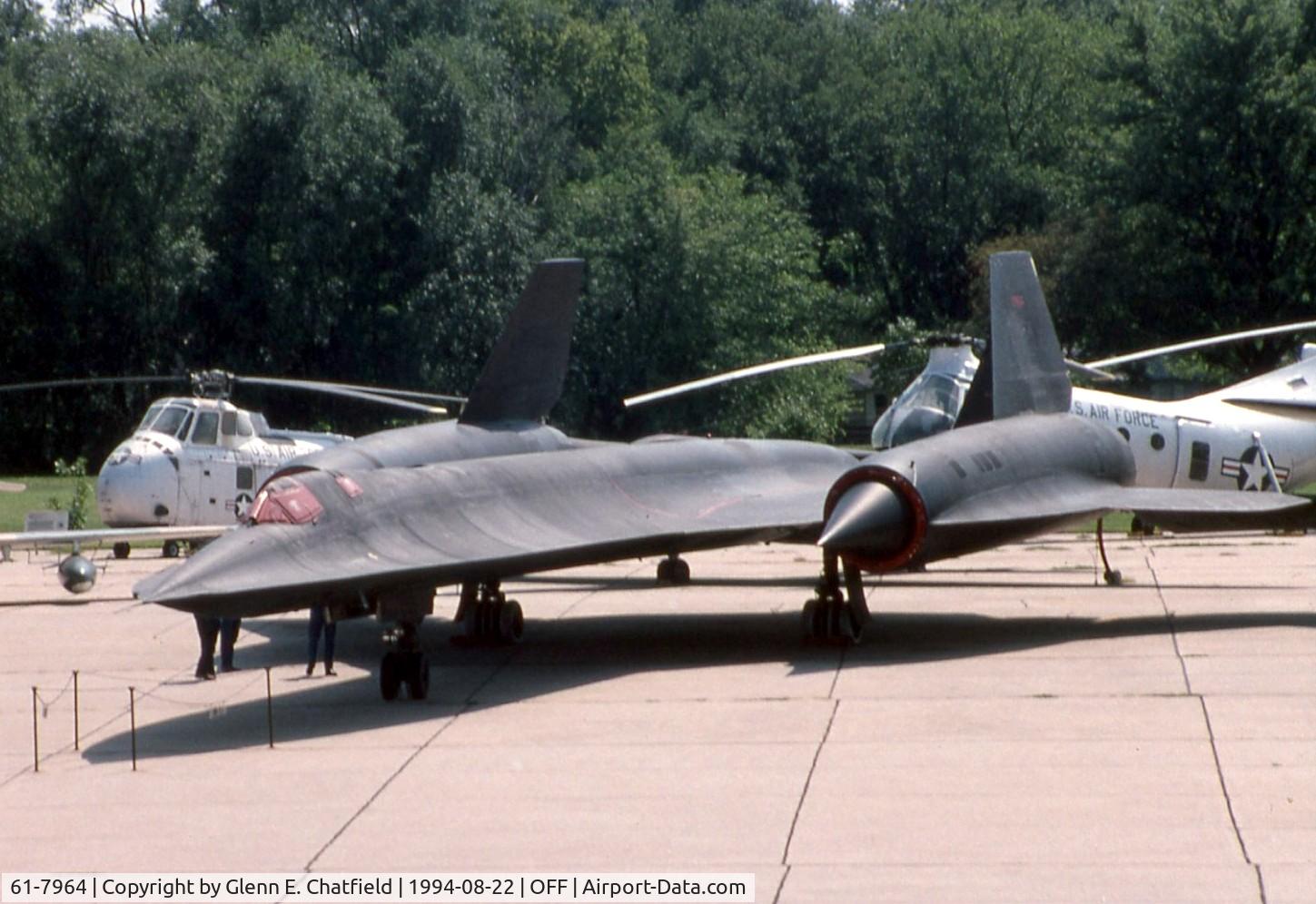 61-7964, 1961 Lockheed SR-71A Blackbird C/N 2015, SR-71A at the old Strategic Air Command Museum
