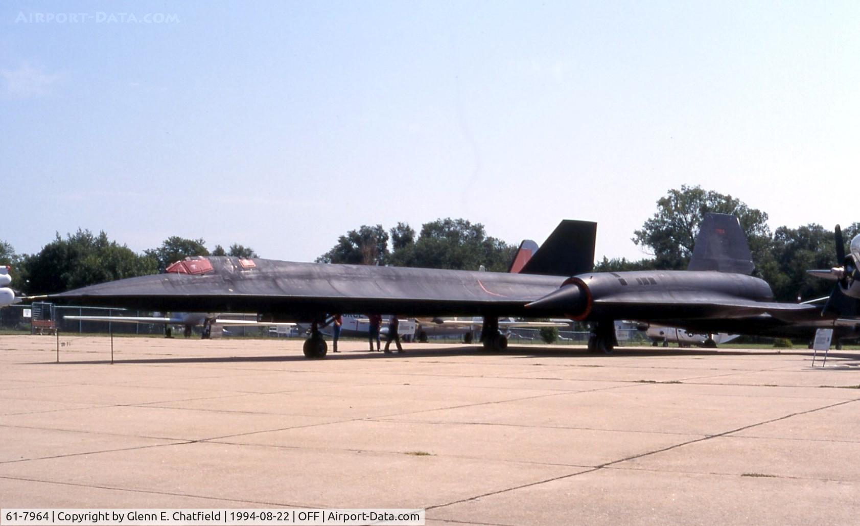 61-7964, 1961 Lockheed SR-71A Blackbird C/N 2015, SR-71A at the old Strategic Air Command Museum