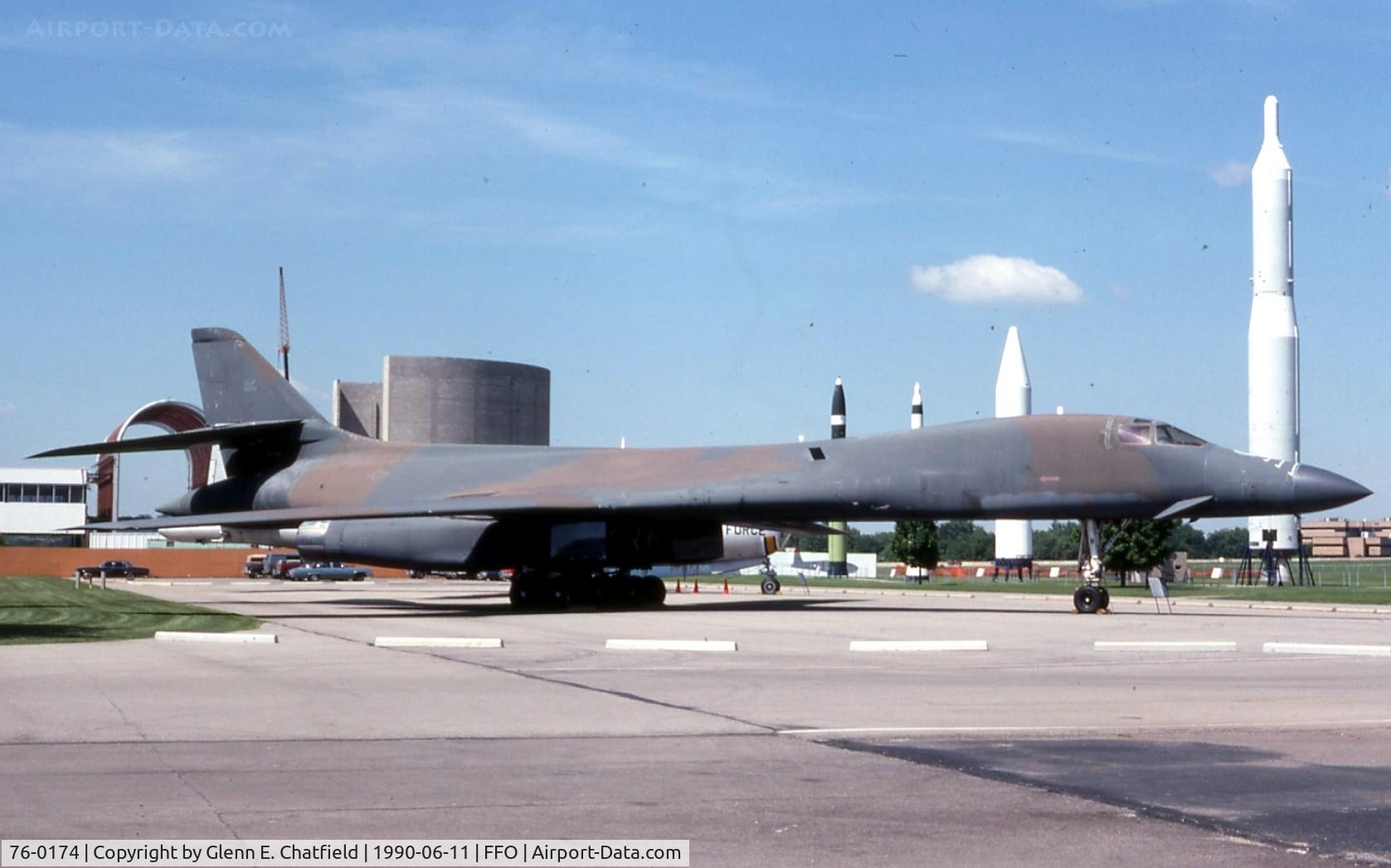 76-0174, 1976 Rockwell B-1A Lancer C/N 004, B-1A when at the National Museum of the U.S. Air Force