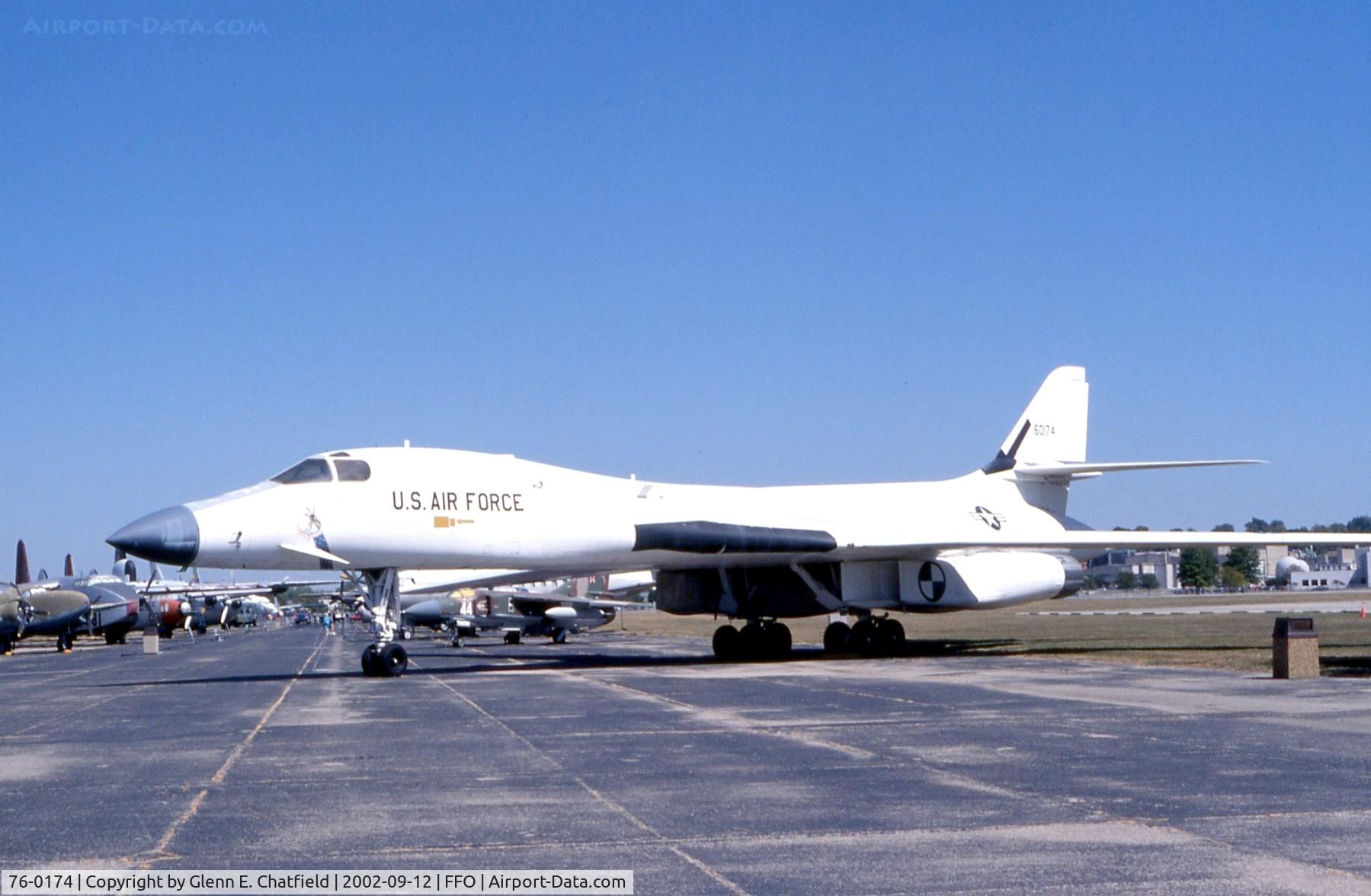 76-0174, 1976 Rockwell B-1A Lancer C/N 004, B-1A when at the National Museum of the U.S. Air Force