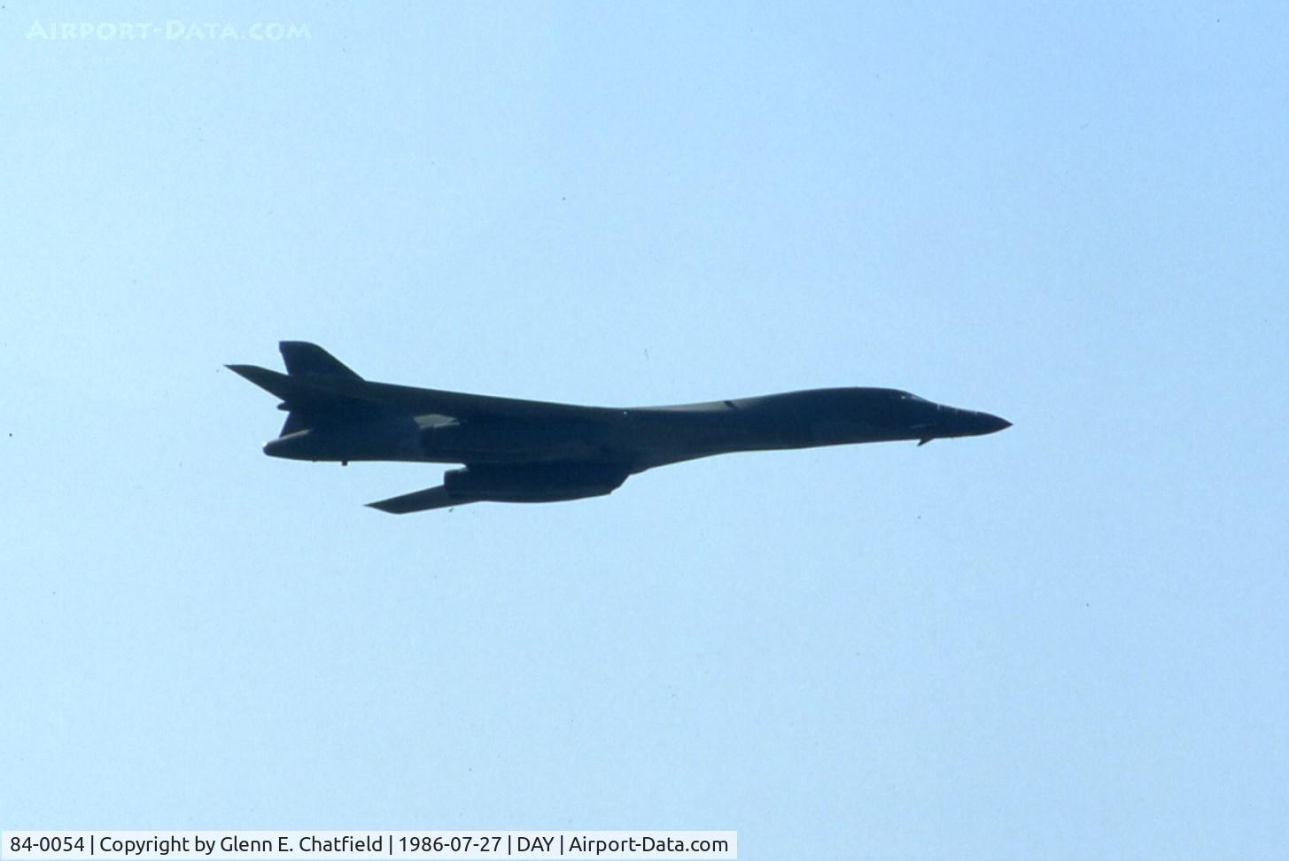 84-0054, 1984 Rockwell B-1B Lancer C/N 14, B-1B at the Dayton International Air Show
