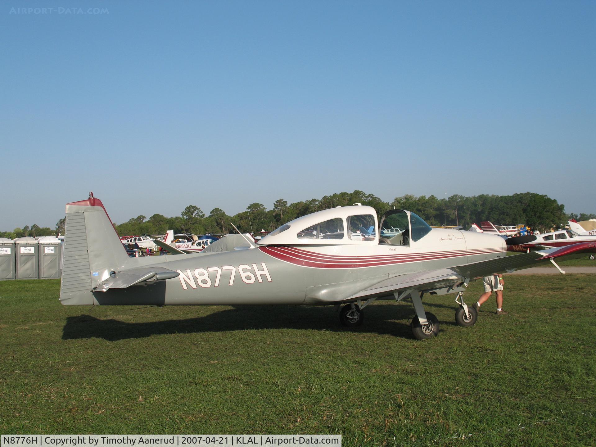 N8776H, 1947 North American Navion C/N NAV-4-776, Sun-n-Fun 2007