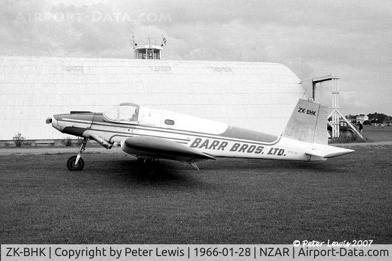 ZK-BHK, Fletcher FU24-950M C/N 13, now powered by a Walter turbine