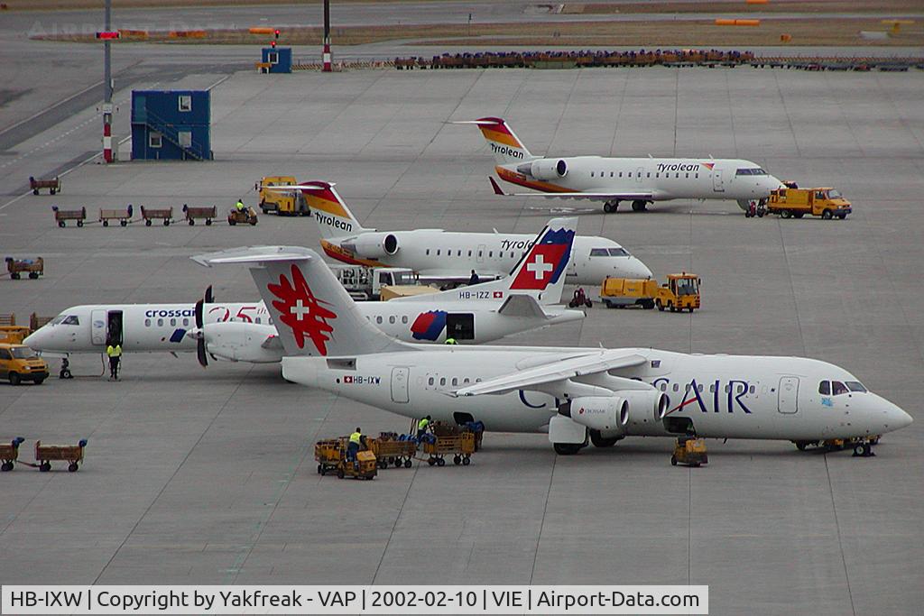 HB-IXW, 1995 British Aerospace Avro 146-RJ100 C/N E3272, Crossair Bae146
