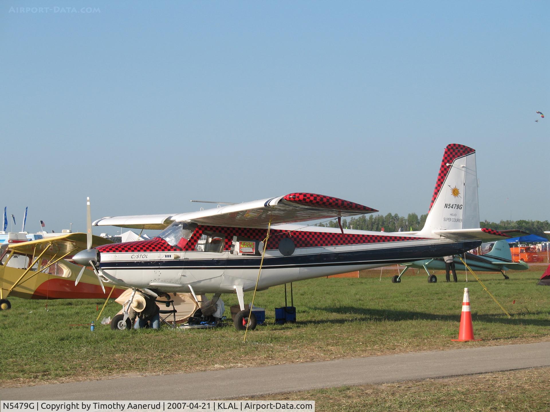 N5479G, Helio H-295-1200 Super Courier C/N 1261, Sun-n-Fun 2007