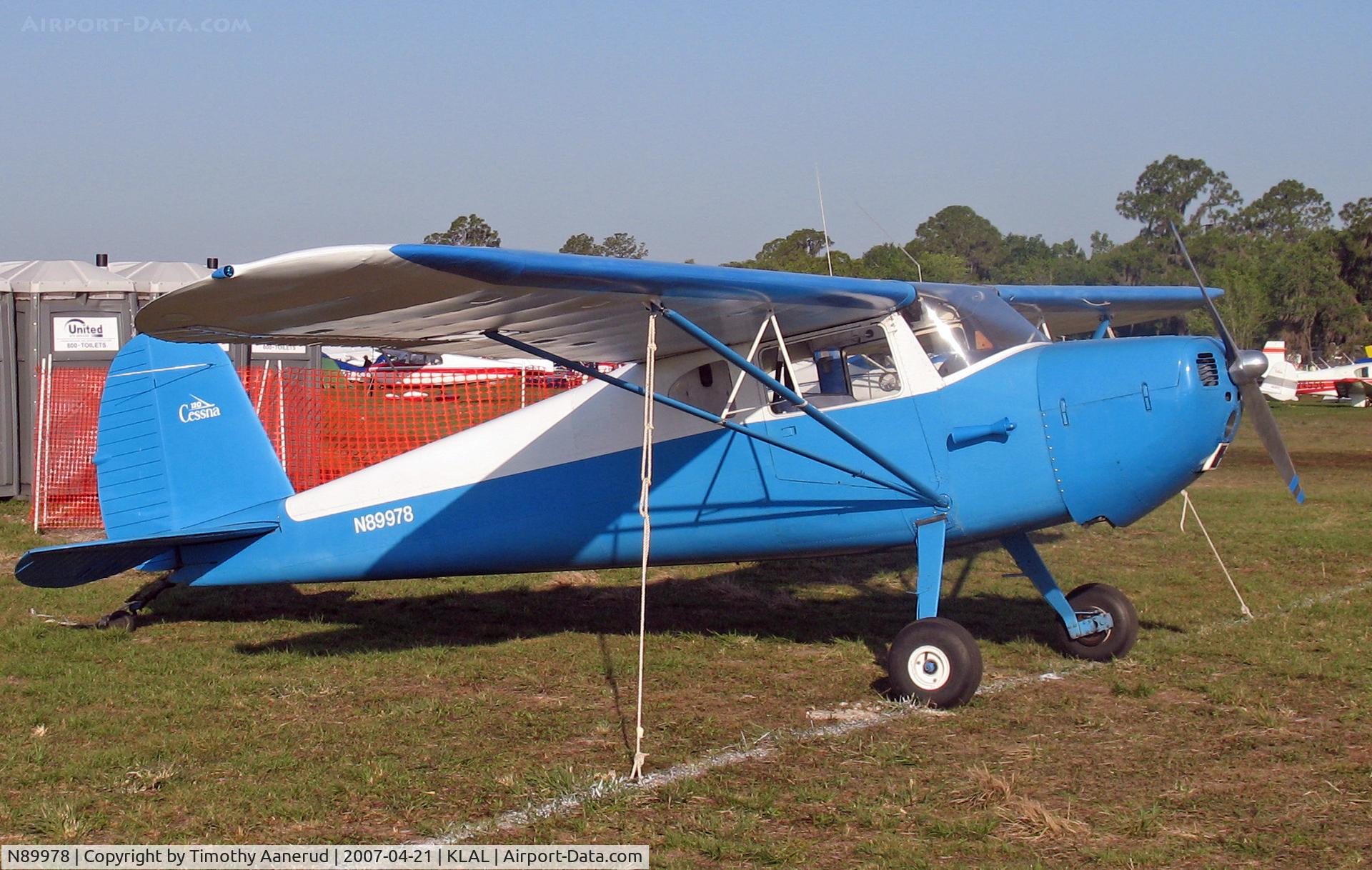 N89978, 1946 Cessna 120 C/N 9030, Sun-n-Fun 2007