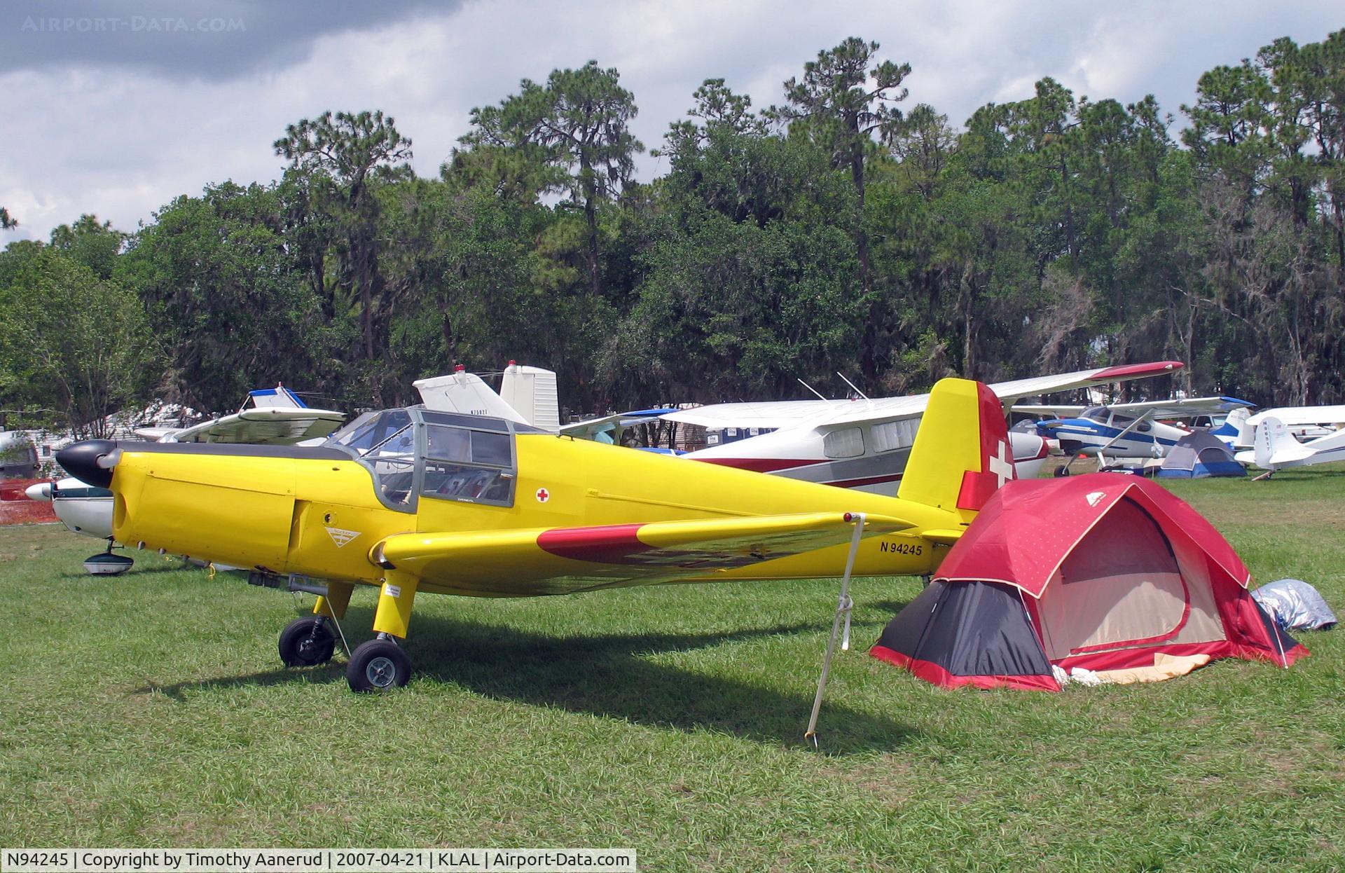 N94245, 1949 Bucker Bu-181 Bestmann C/N 25145, Sun-n-Fun 2007