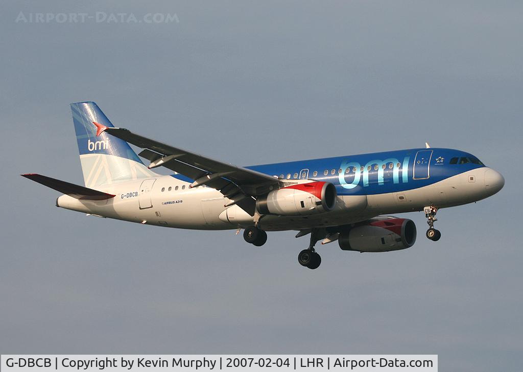 G-DBCB, 2004 Airbus A319-131 C/N 2188, BMI 319