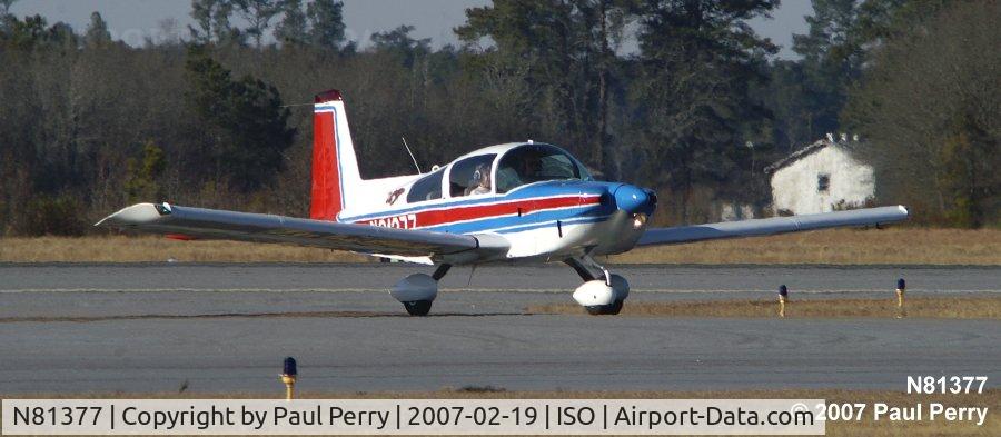 N81377, 1977 Grumman American AA-5B Tiger C/N AA5B0516, Local bird just in