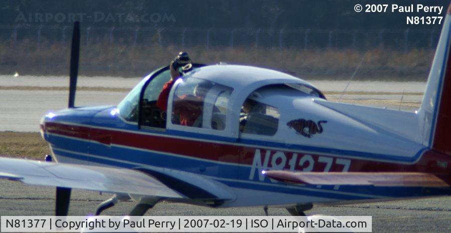 N81377, 1977 Grumman American AA-5B Tiger C/N AA5B0516, Opened up, time to stretch the legs