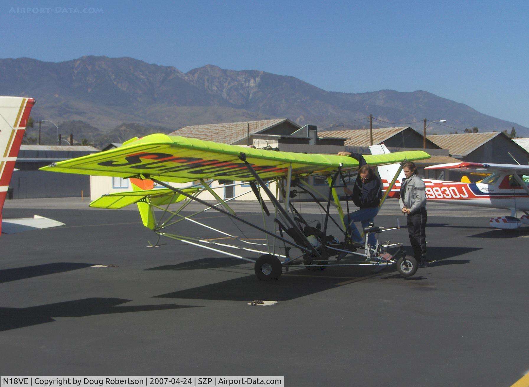 N18VE, 2003 M-Squared Breese 2 C/N 000550, M-Squared BREESE 2 Ultralight, Rotax 503 2 cylinder two-stroke 52 Hp, preflight-fuel check