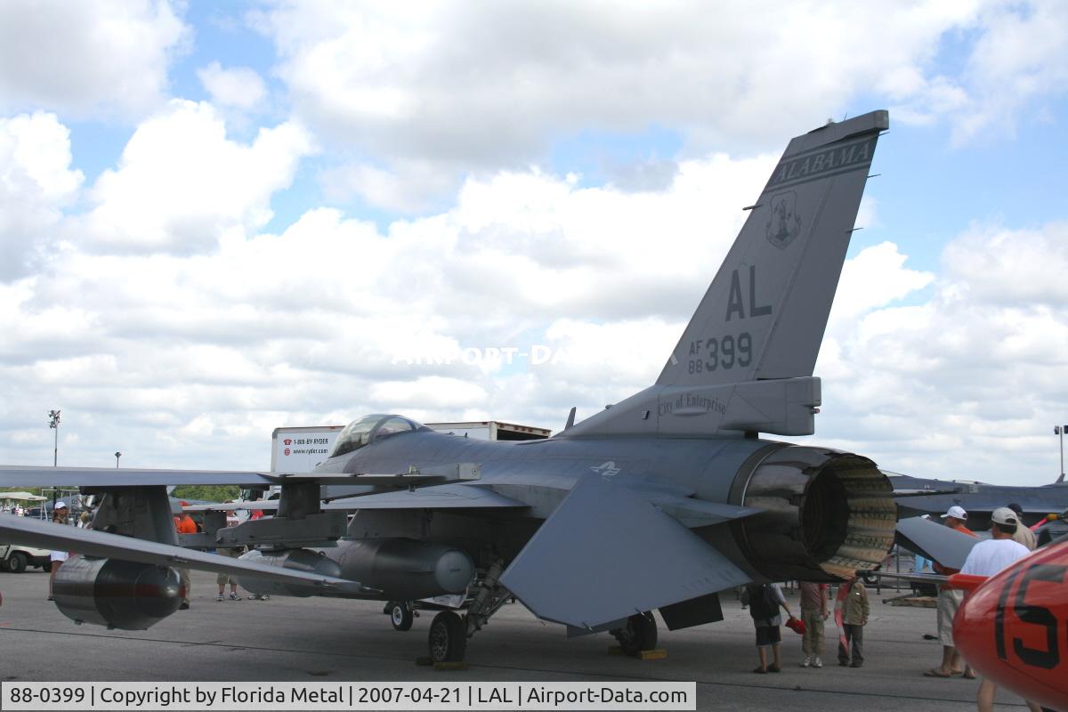 88-0399, 1988 General Dynamics F-16C Fighting Falcon C/N 5C-613, F-16