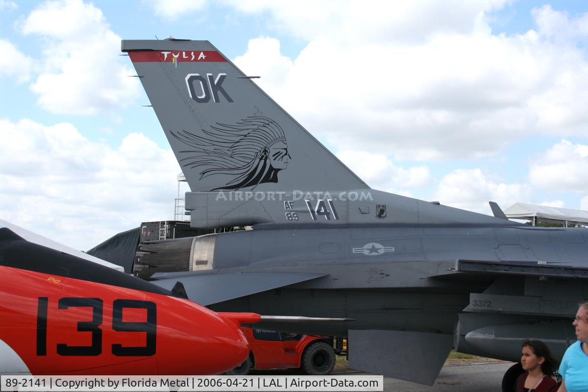 89-2141, 1989 General Dynamics F-16CG Night Falcon C/N 1C-294, F-16