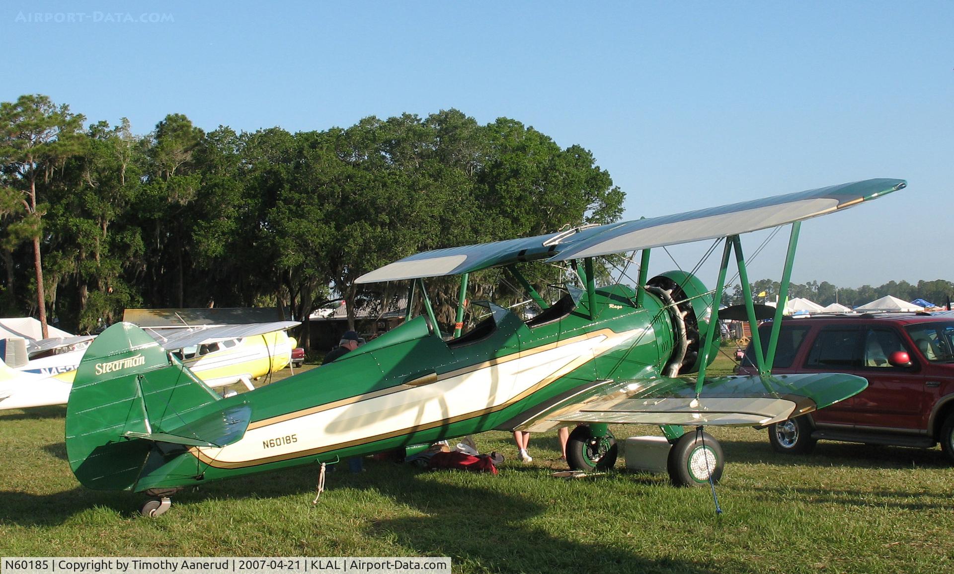 N60185, 1940 Boeing A75N1(PT17) C/N 75-814, Sun-n-Fun 2007