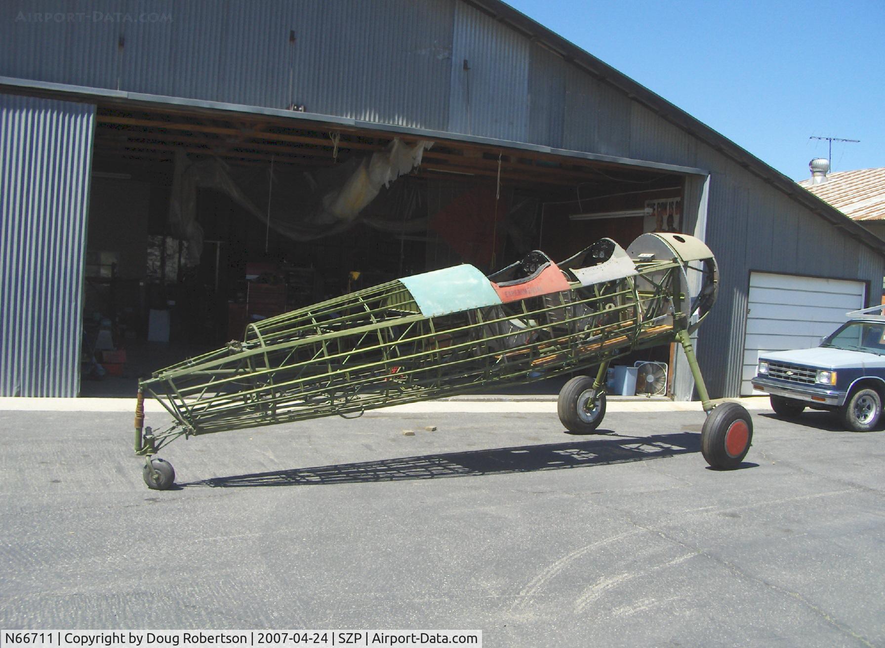 N66711, 1941 Boeing IB75A C/N 75-1675, 1941 Boeing Stearman IB75A, Jacobs R-755, one of the Mason's Stearmans owned 20 years-in rebuild, Restricted, Experimental class
