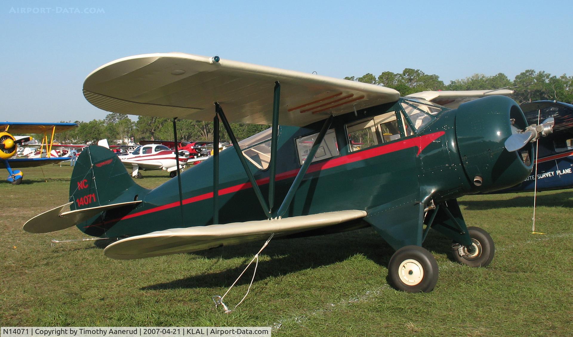 N14071, 1934 Waco YKC C/N 3992, Sun-n-Fun 2007