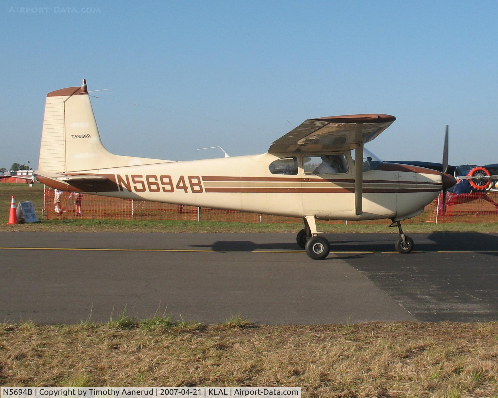 N5694B, 1956 Cessna 182 Skylane C/N 33694, Sun-n-Fun 2007, 1956 Cessna 182 Skylane, c/n 33694