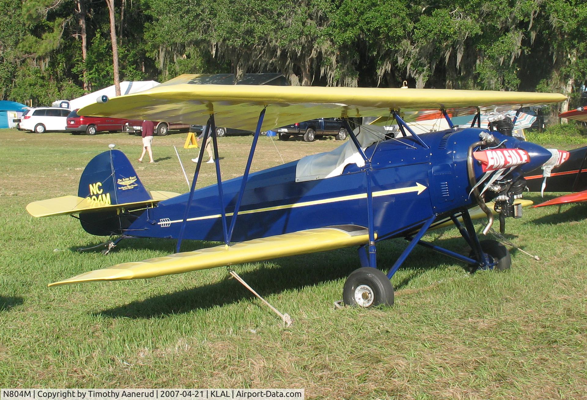 N804M, 1929 Arrow SPORT C/N 431, Sun-n-Fun 2007