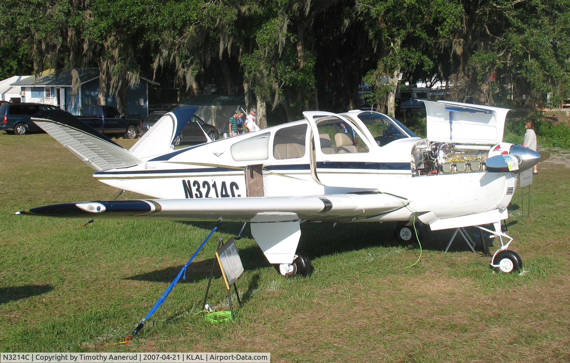 N3214C, 1954 Beech E35 C/N D-3878, Sun-n-Fun 2007