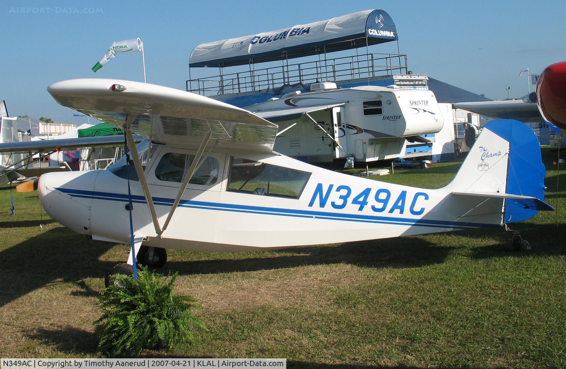 N349AC, 2006 American Champion 7EC C/N 1001-2006, Sun-n-Fun 2007, The new Champ
