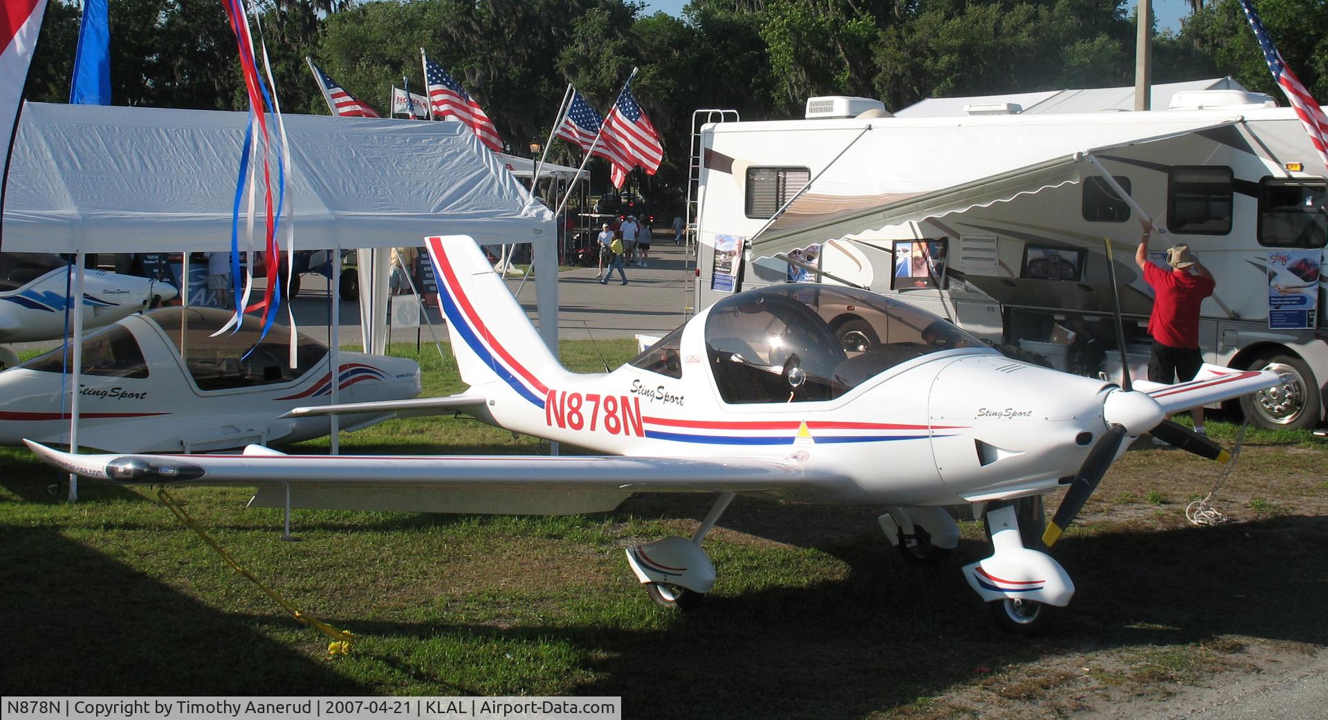 N878N, 2006 TL Ultralight TL-2000 Sting Sport C/N TLUSA130, Sun-n-Fun 2007