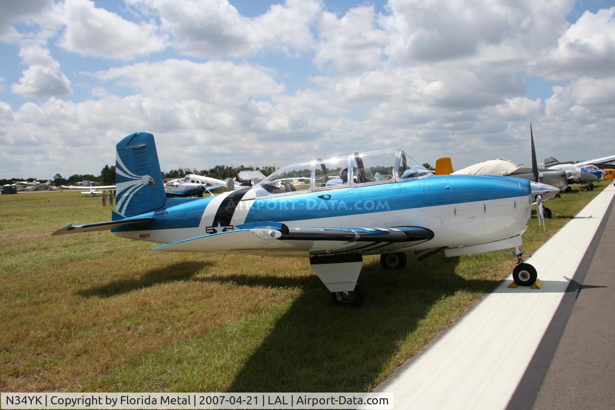 N34YK, 1956 Beech T-34B Mentor C/N BG.307, T-34