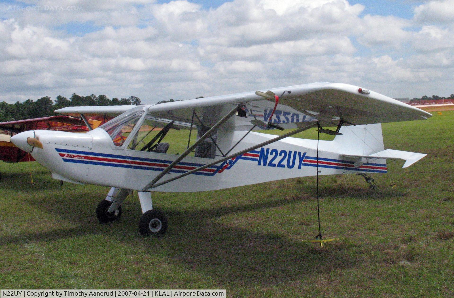 N22UY, 2005 Rans S-7S Courier C/N 0403341, Sun-n-Fun 2007