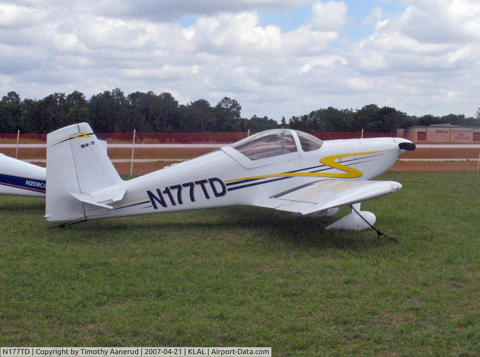 N177TD, 2004 Vans RV-7 C/N 71427, Sun-n-Fun 2007