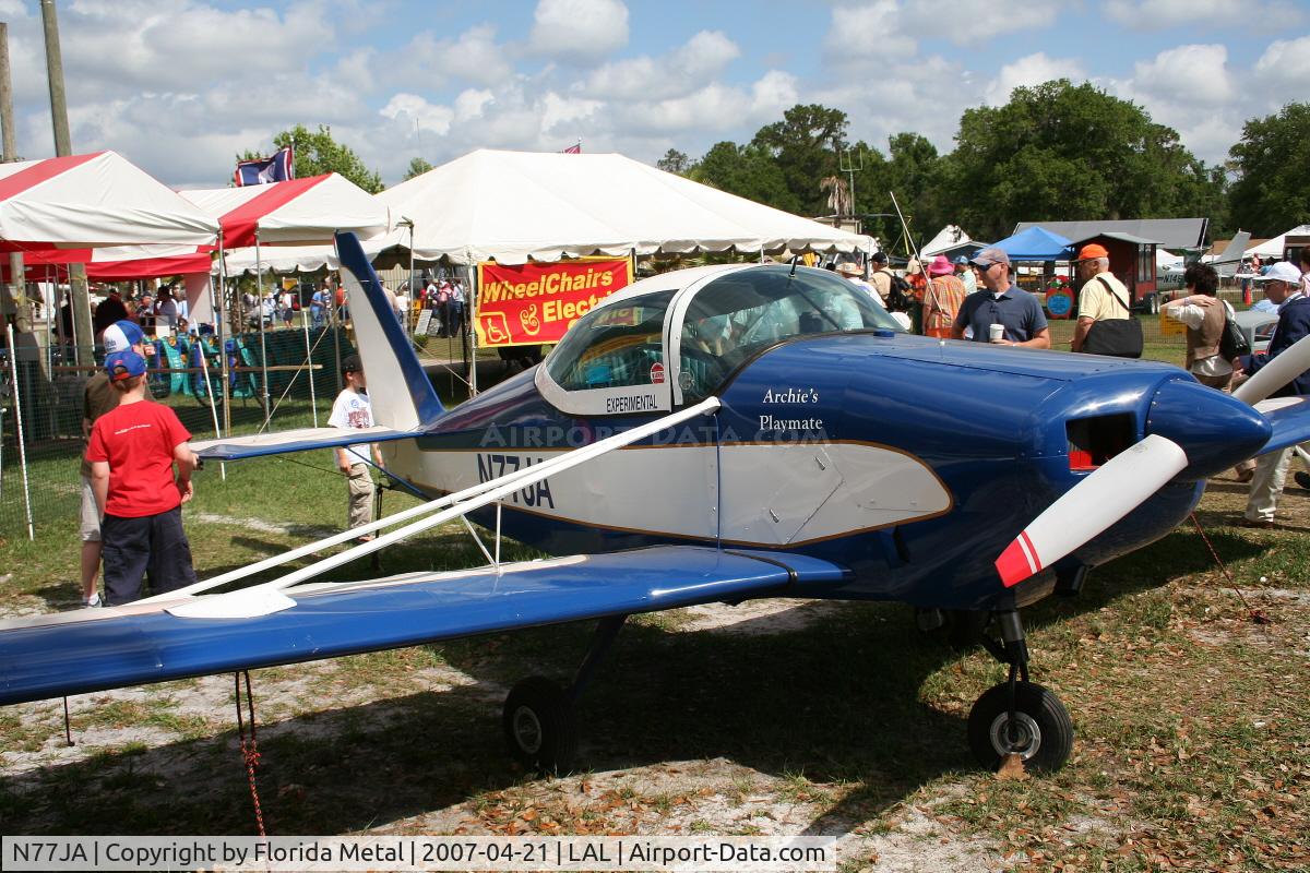 N77JA, 1974 Stits SA-11A Playmate C/N 126, Archibald SA-11-A