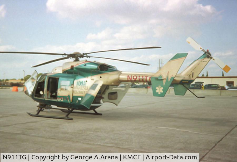 N911TG, 1993 Eurocopter-Kawasaki BK-117C-1 C/N 7506, Photo taken at MacDill Airfest 2000