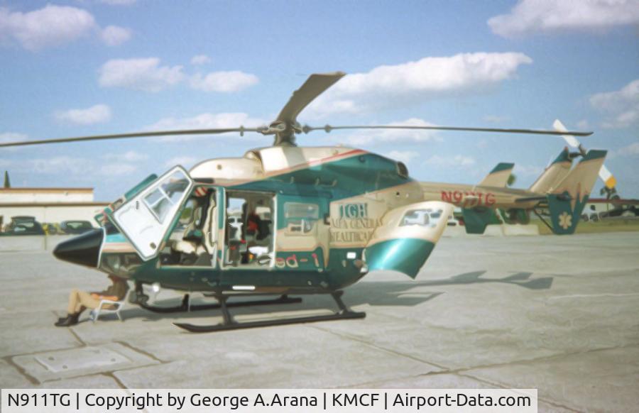 N911TG, 1993 Eurocopter-Kawasaki BK-117C-1 C/N 7506, Photo taken at MacDill Airfest 2000