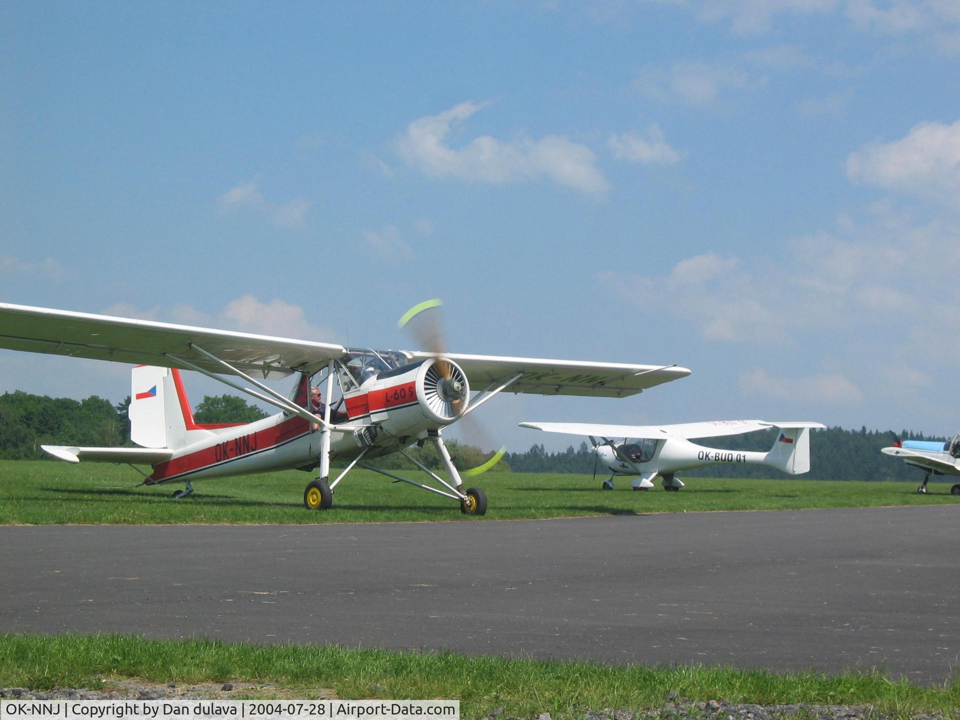 OK-NNJ, 1959 Let L-60S Brigadyr C/N 151215, Waiting for skydivers at the Frydlant nad Ostravici airport