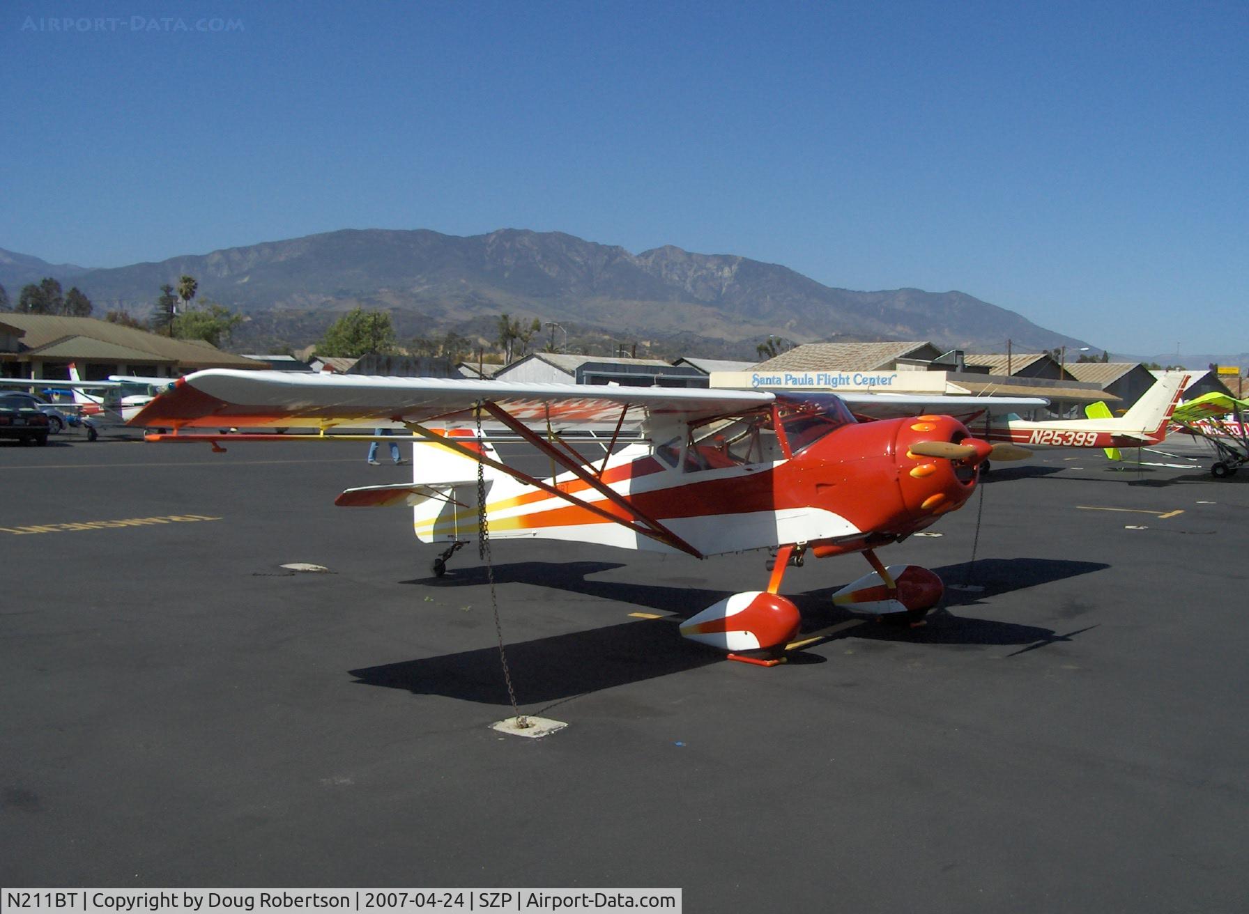 N211BT, 1999 Skystar Kitfox Speedster C/N IBS057, 1999 Fowler KITFOX SPEEDSTER, Rotax 912 100 Hp