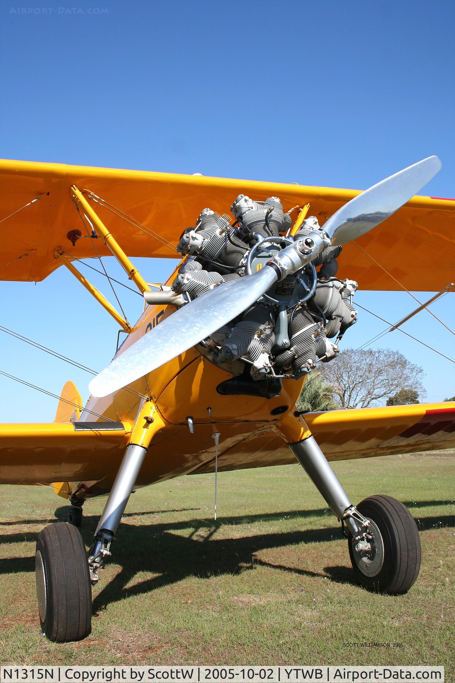 N1315N, 1942 Boeing E75 C/N 75-5453, this aircraft was brought over from the U.S to participate in the great circrle air safari in Australia October 2005