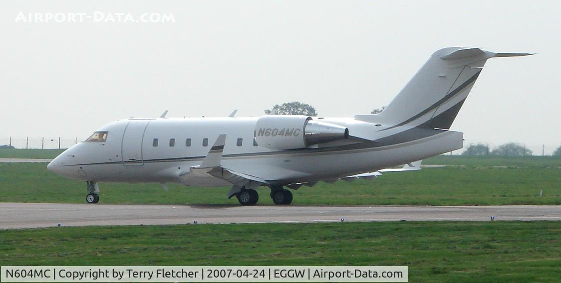 N604MC, 2004 Bombardier Challenger 601-3A (CL-600-2B16) C/N 5581, Canadair CL604