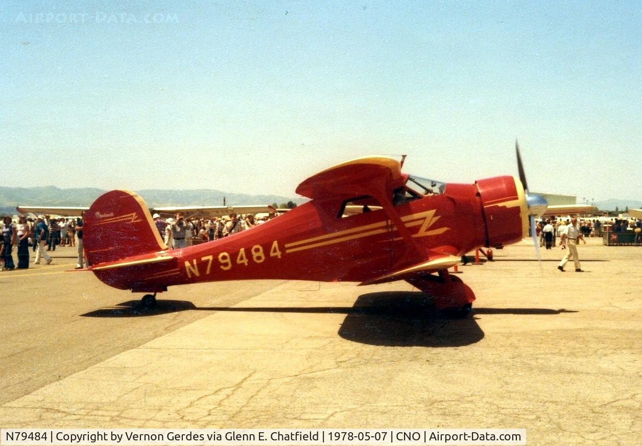 N79484, 1943 Beech D17S Staggerwing C/N 4917, ex UC-43 43-10869 in the old paint job