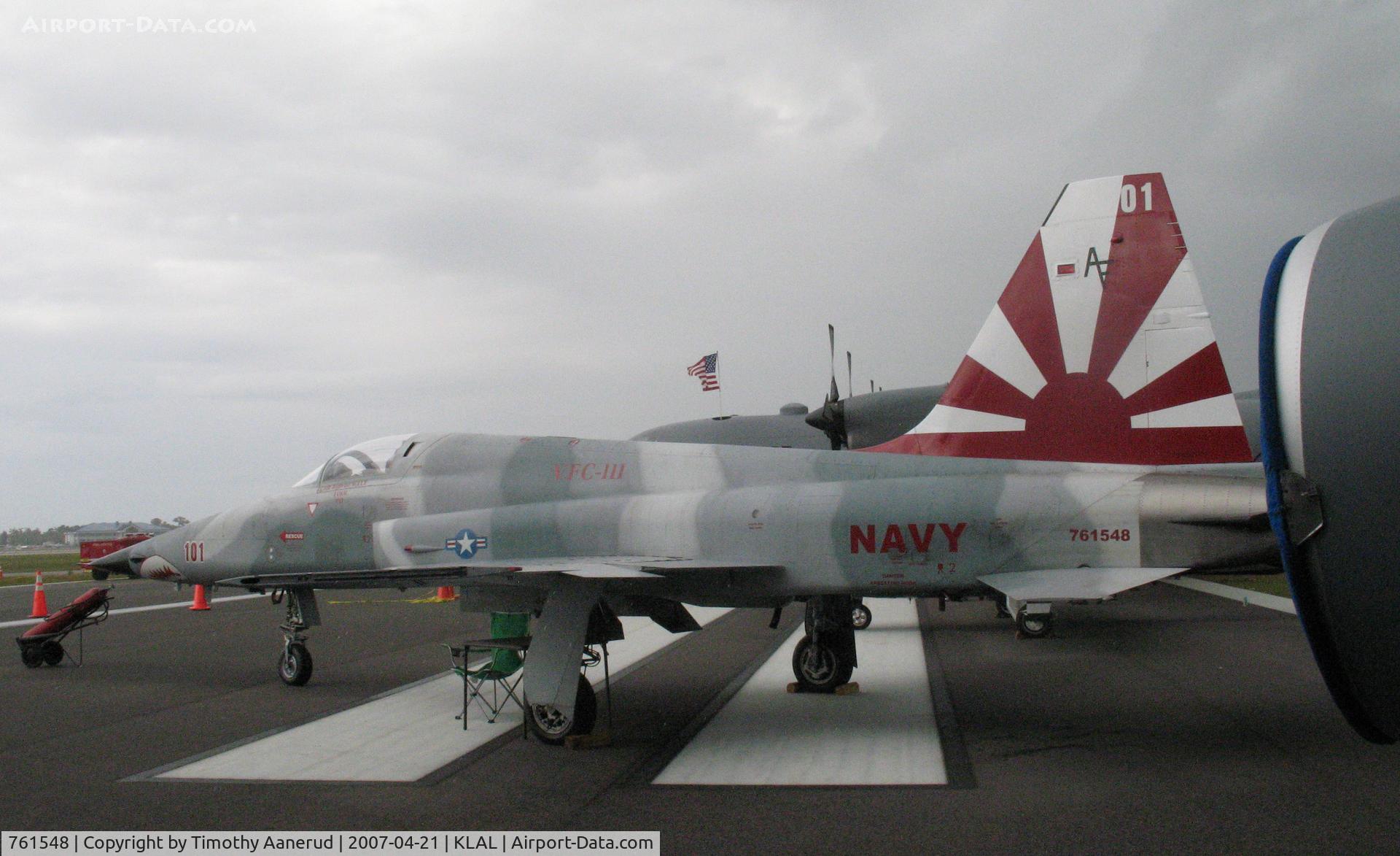 761548, Northrop F-5N Tiger II C/N L.1023, Sun-n-Fun 2007, the engine intake on the right is from a KC-135
