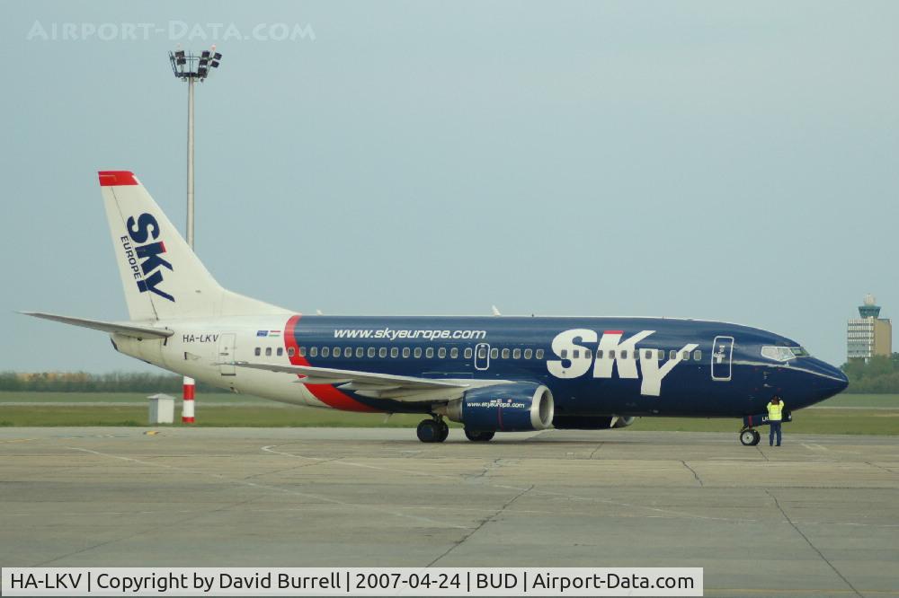 HA-LKV, 1998 Boeing 737-33V C/N 29333, SkyEurope