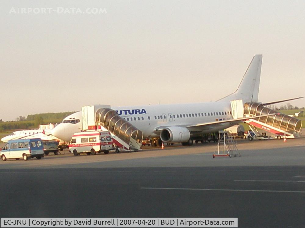 EC-JNU, 1993 Boeing 737-4Q8 C/N 26285, Futura hire to Jet2 - Budapest