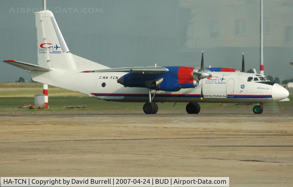 HA-TCN, 1977 Antonov An-26 C/N 97307705, Cityline Hungary