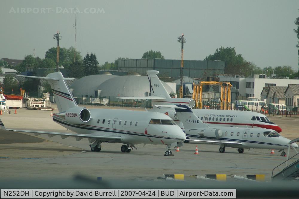 N252DH, 1999 Bombardier Challenger 604 (CL-600-2B16) C/N 5419, Budapest