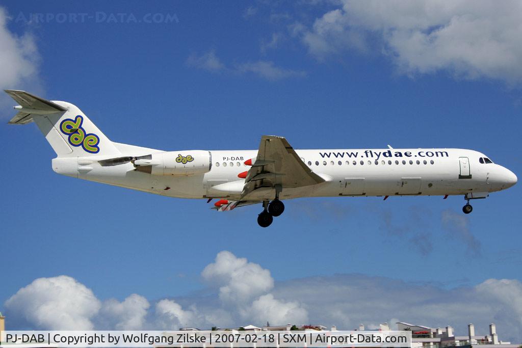 PJ-DAB, 1991 Fokker 100 (F-28-0100) C/N 11331, visitor