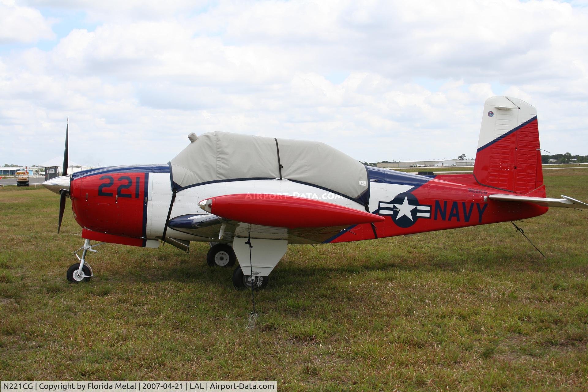 N221CG, 1958 Beech T34 Mentor C/N CG-221, T-34